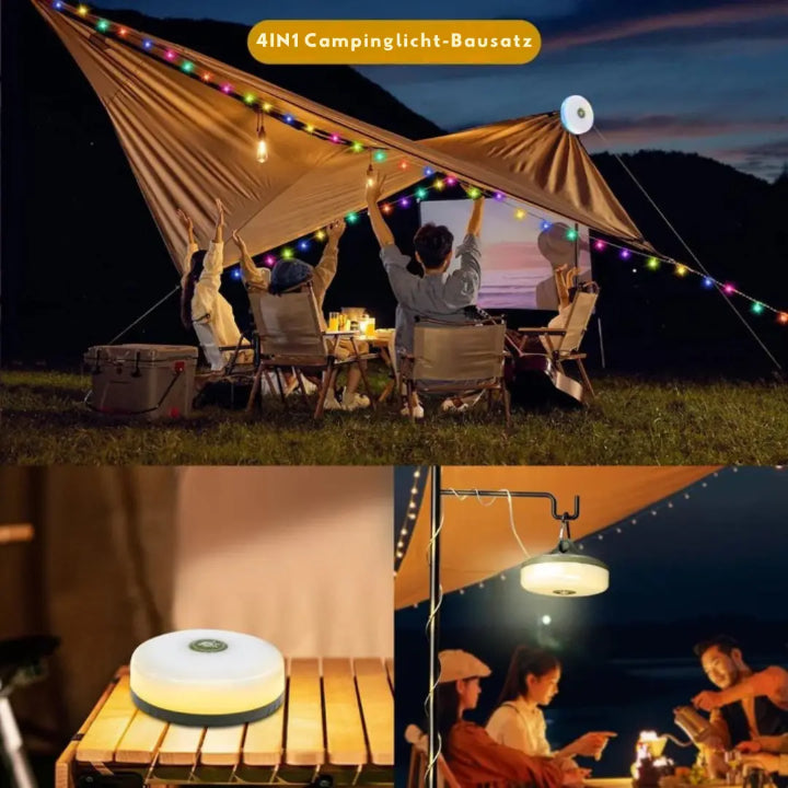 Oplaadbare Campinglamp – LED Lichtslinger & Powerbank voor Buiten-Boutique Moda