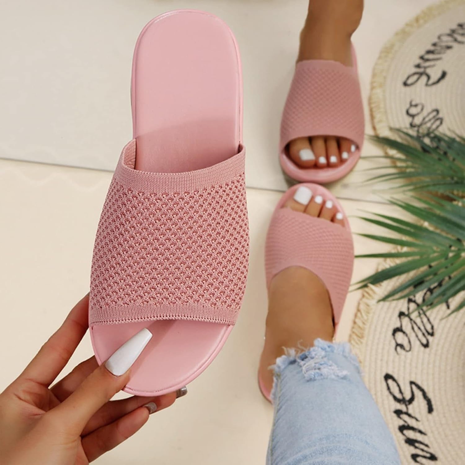 Slippers Dames met Voetbed | Orthopedische Sandalen | Zomerschoenen-Boutique Moda