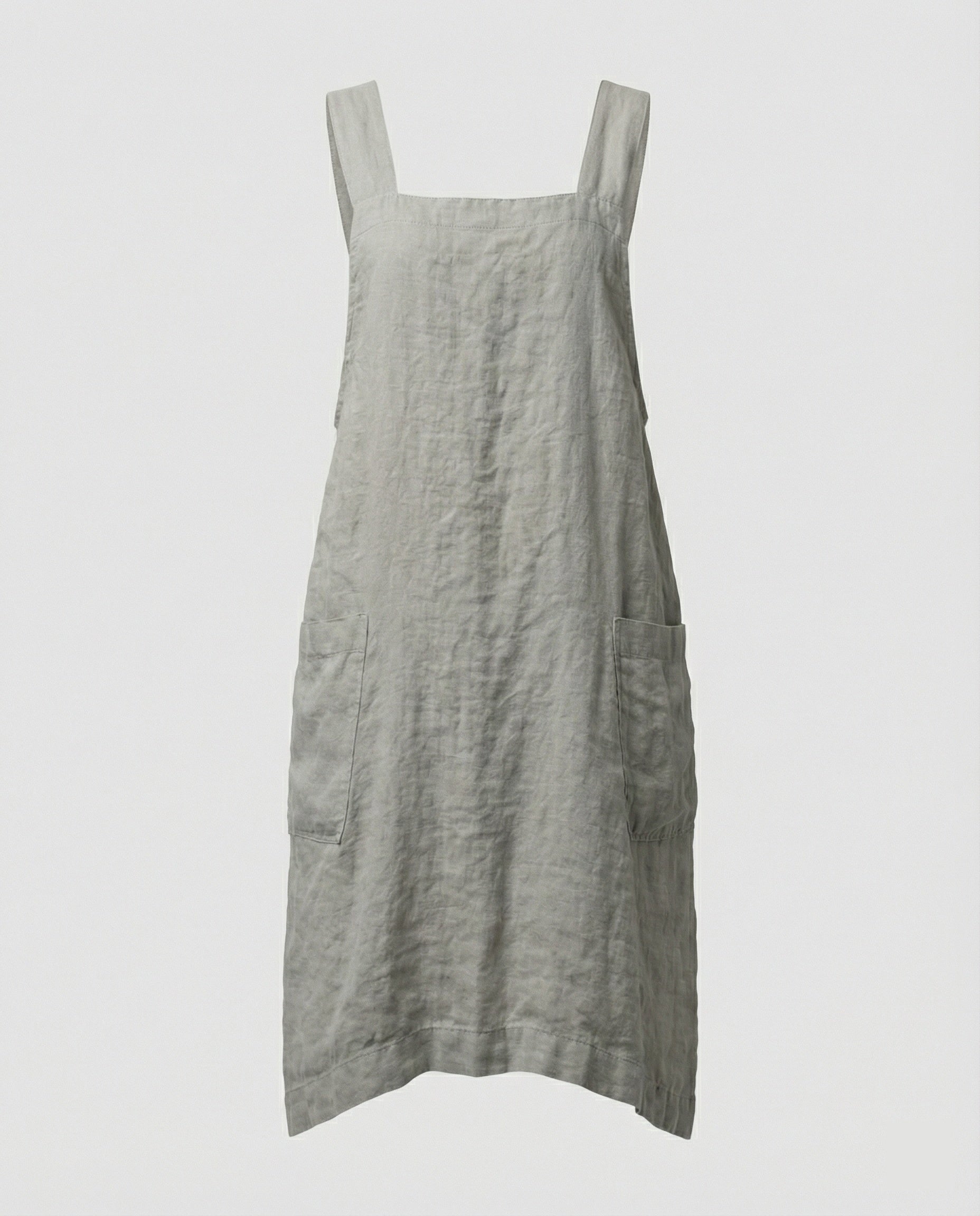 Overhemdjurk - Casual, ruimvallende linnen jurk voor dames-Boutique Moda
