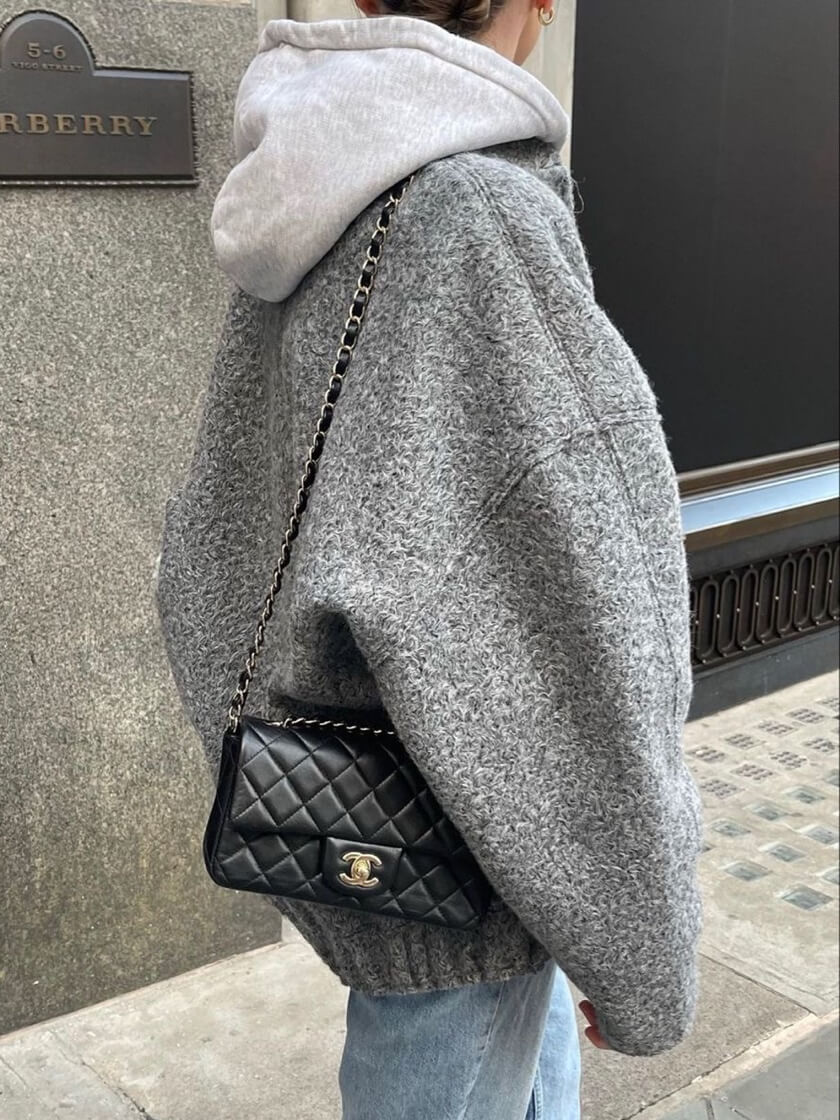 Oversized Jas | Grijs | Herfst | Bomberjas | Damesjas-Boutique Moda