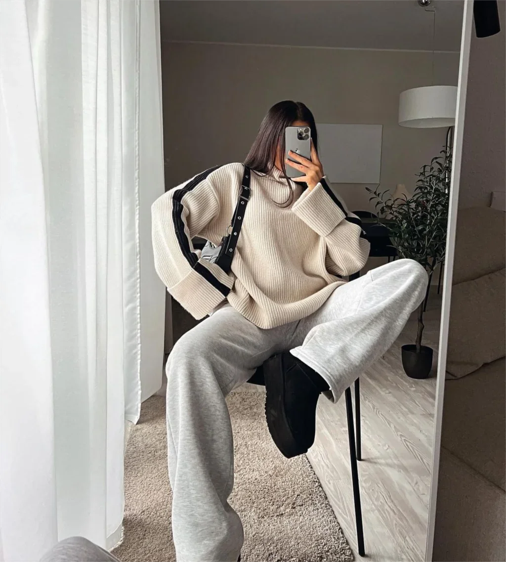 Oversized Trui - Los model - Coltrui - Gebreide trui - Dameskleding-Boutique Moda