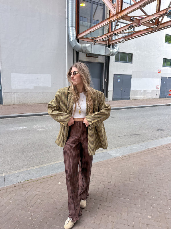 Oversized blazer dames – Loszittende boxy blazerjas met revers-Boutique Moda