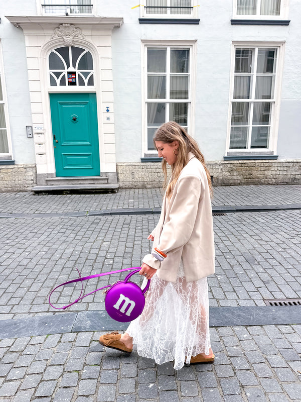 Oversized blazer dames – Loszittende boxy blazerjas met revers-Boutique Moda