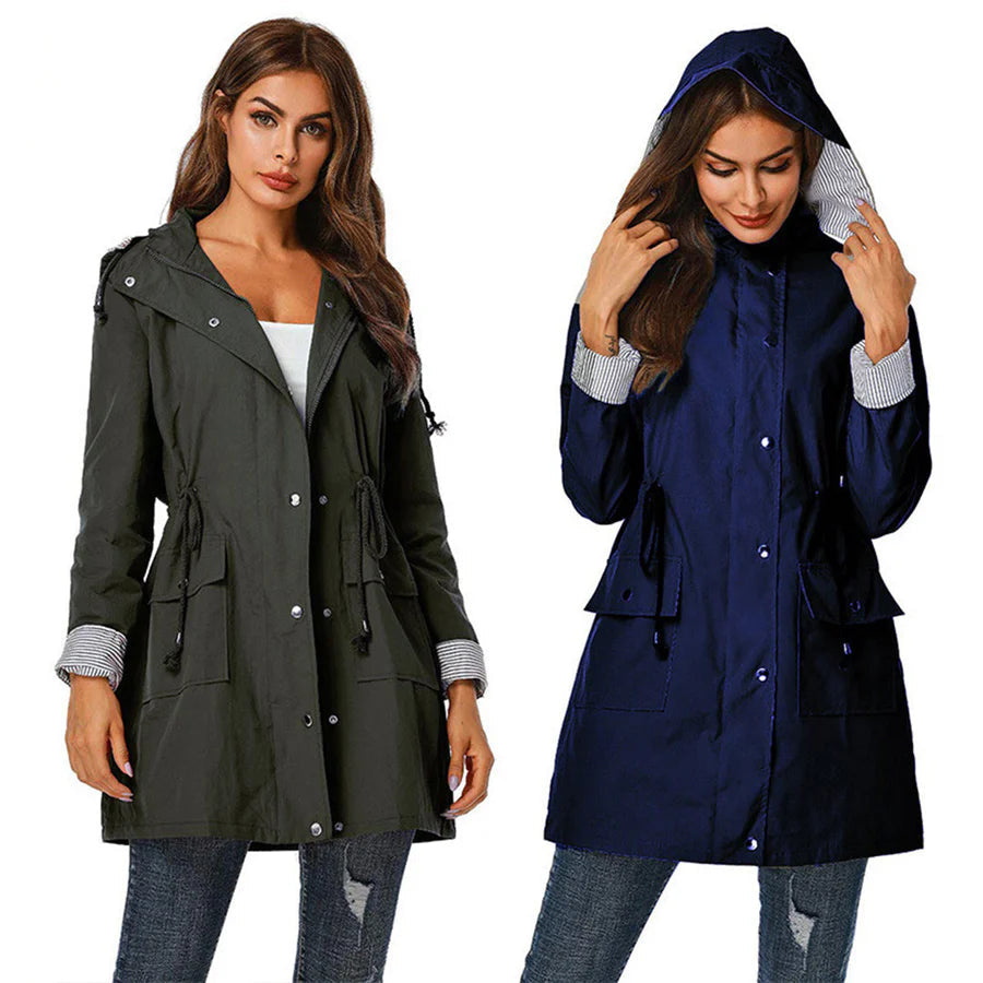 Parka Jas | Capuchon Jas | Waterdicht | Windjack Jas | Vrouwenjas-Boutique Moda