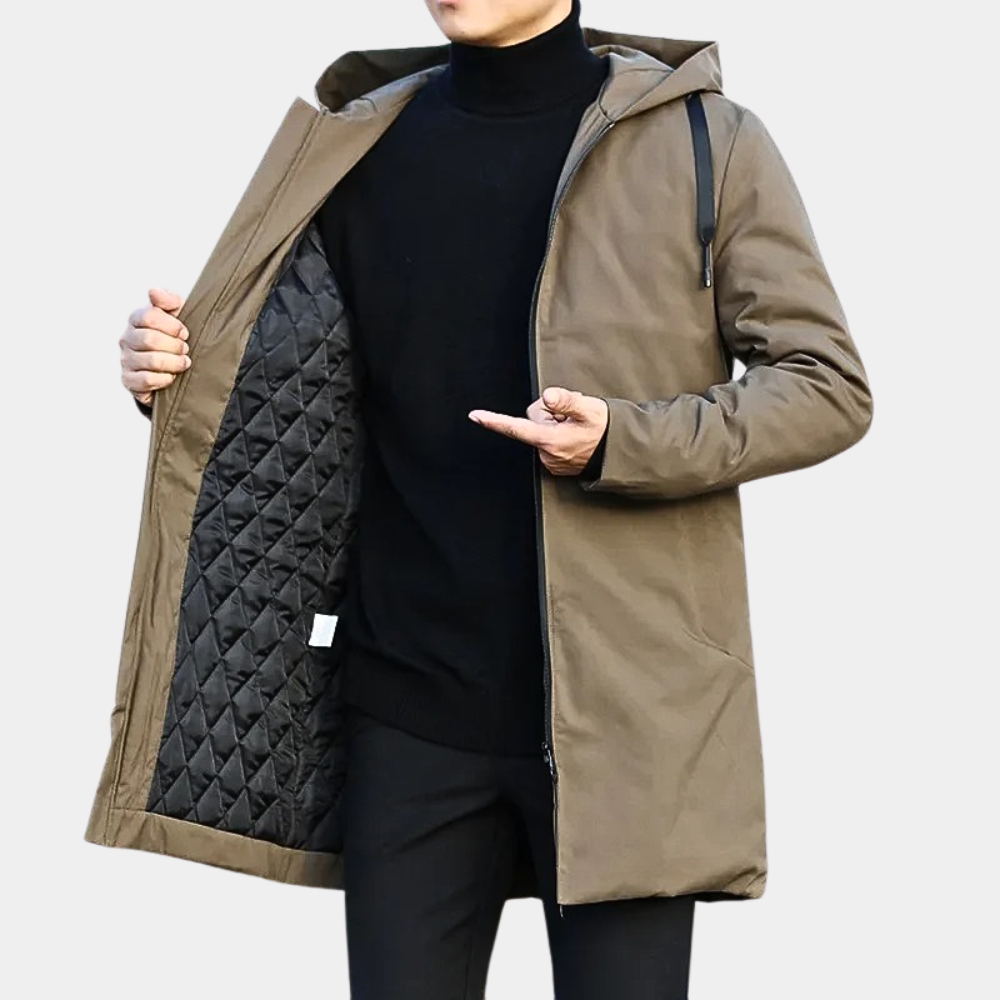 Parka Jas | Gewatteerde Voering | Waterdicht | Jas met Kap | Herenjassen-Boutique Moda