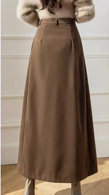 Plooirok - Lang - Hoge taille - Maxi rok - Damesrok-Boutique Moda