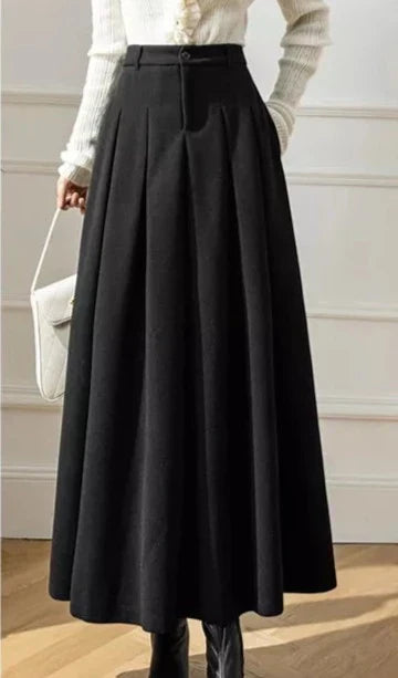 Plooirok - Lang - Hoge taille - Maxi rok - Damesrok-Boutique Moda