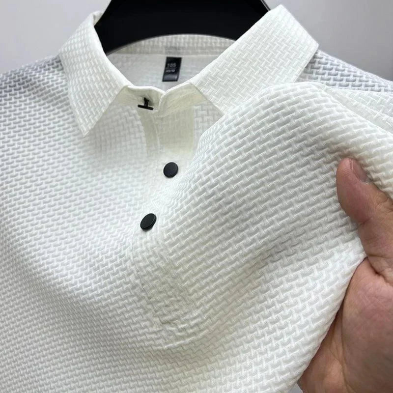 Polo Heren | Kreukvrije Polo Met Korte Mouwen-Boutique Moda