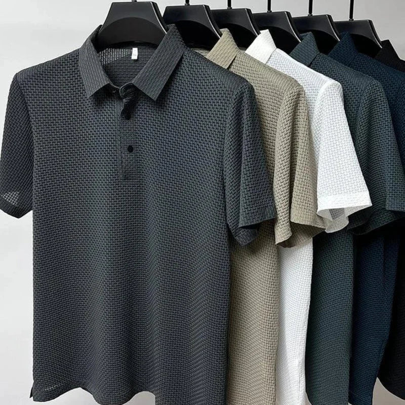 Polo Heren | Kreukvrije Polo Met Korte Mouwen-Boutique Moda