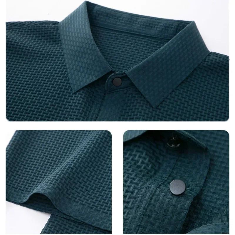 Polo Heren | Kreukvrije Polo Met Korte Mouwen-Boutique Moda