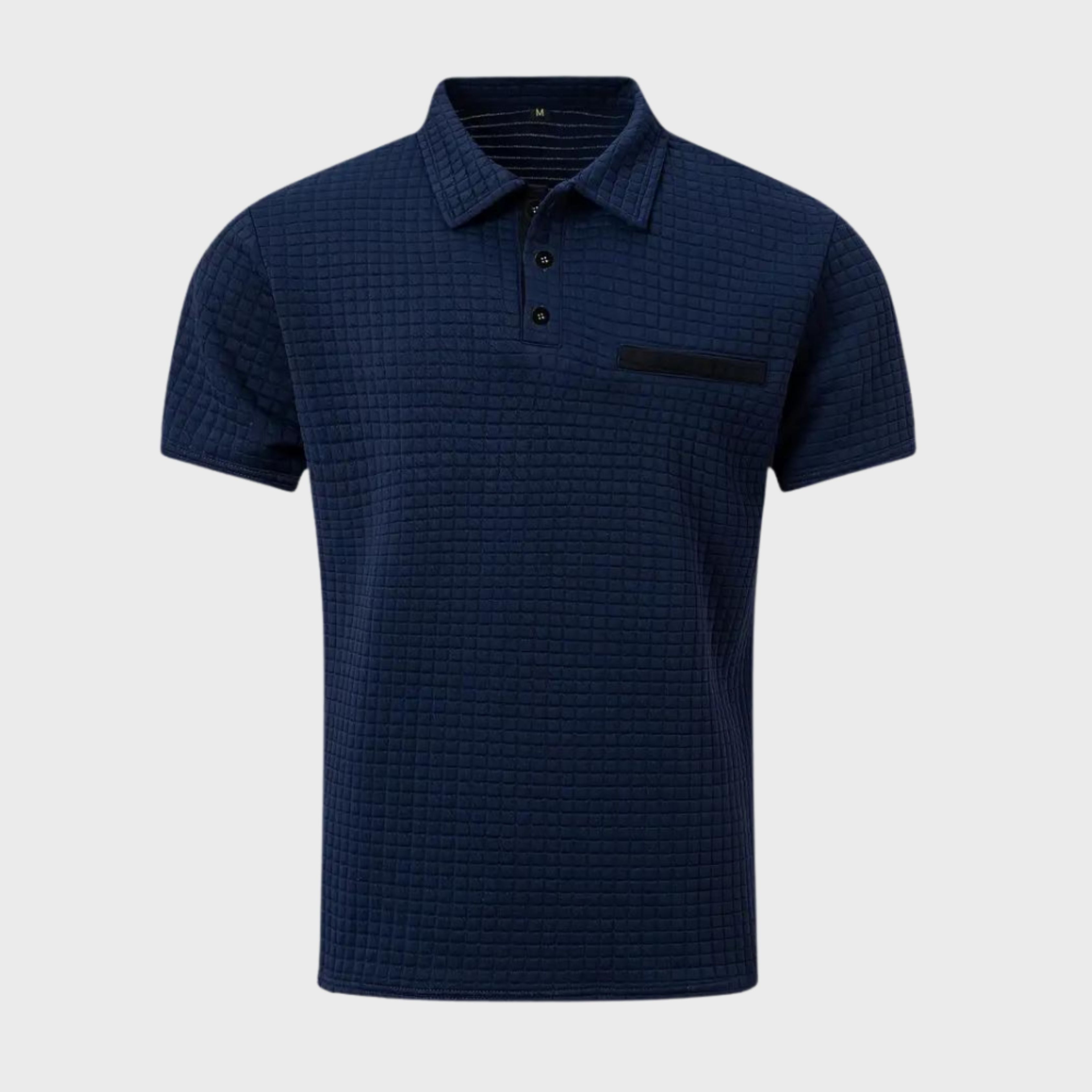 Polo T-shirt | Knoopsluiting | Borstzak | T-shirt met kraag | Polo's voor heren-Boutique Moda