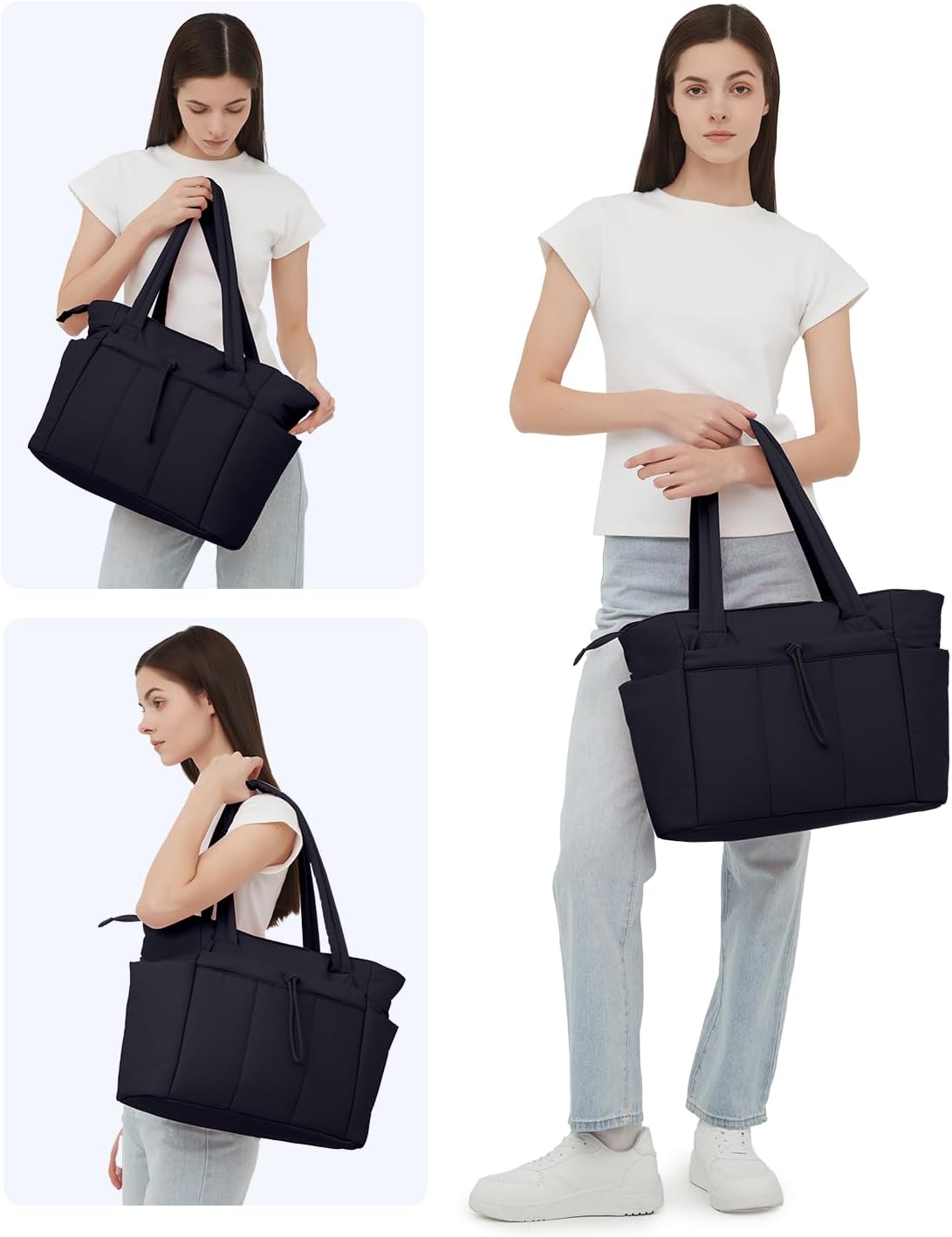 Puffer Tas | Multi Zak | Bekerhouder | Gewatteerde Tas | Draagtas-Boutique Moda