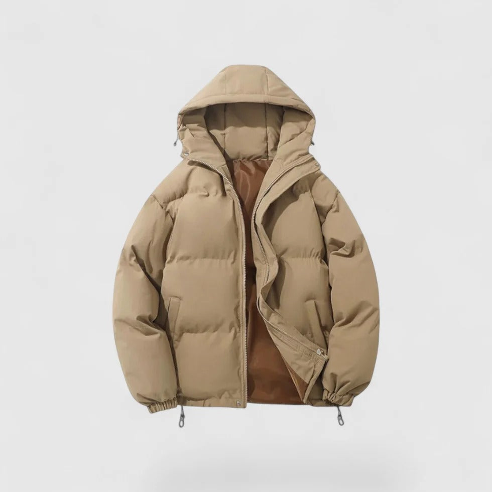 Pufferjas | Met capuchon | Gewatteerd | Donsjas | Winterjas voor heren-Boutique Moda