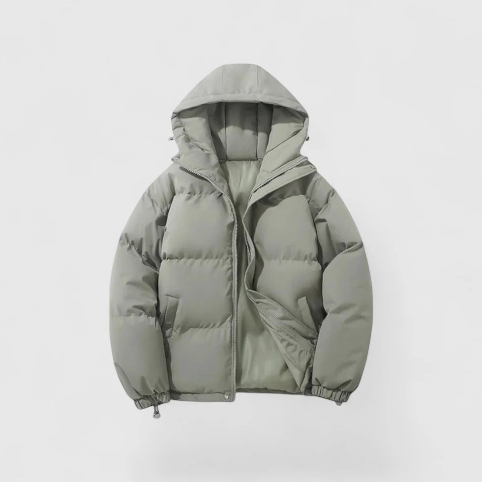 Pufferjas | Met capuchon | Gewatteerd | Donsjas | Winterjas voor heren-Boutique Moda