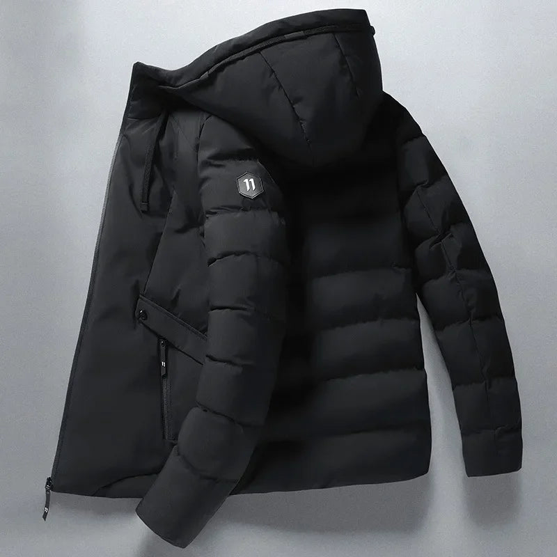 Pufferjas - Warme waterafstotende winterjas met capuchon voor heren-Boutique Moda