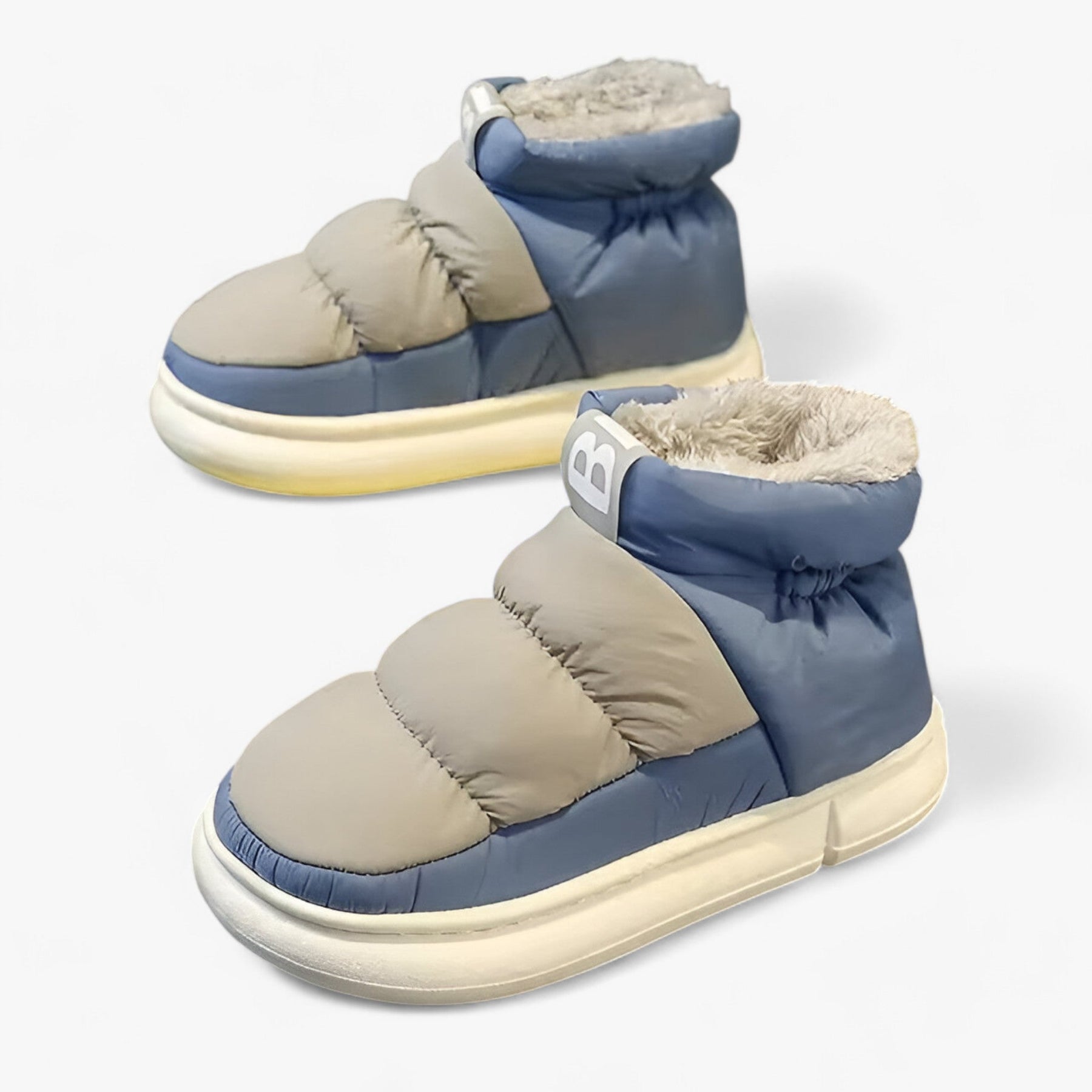 Pufferschoenen - Slip-On - Met fleece gevoerd - Sneeuwlaarzen - Winterschoenen-Boutique Moda