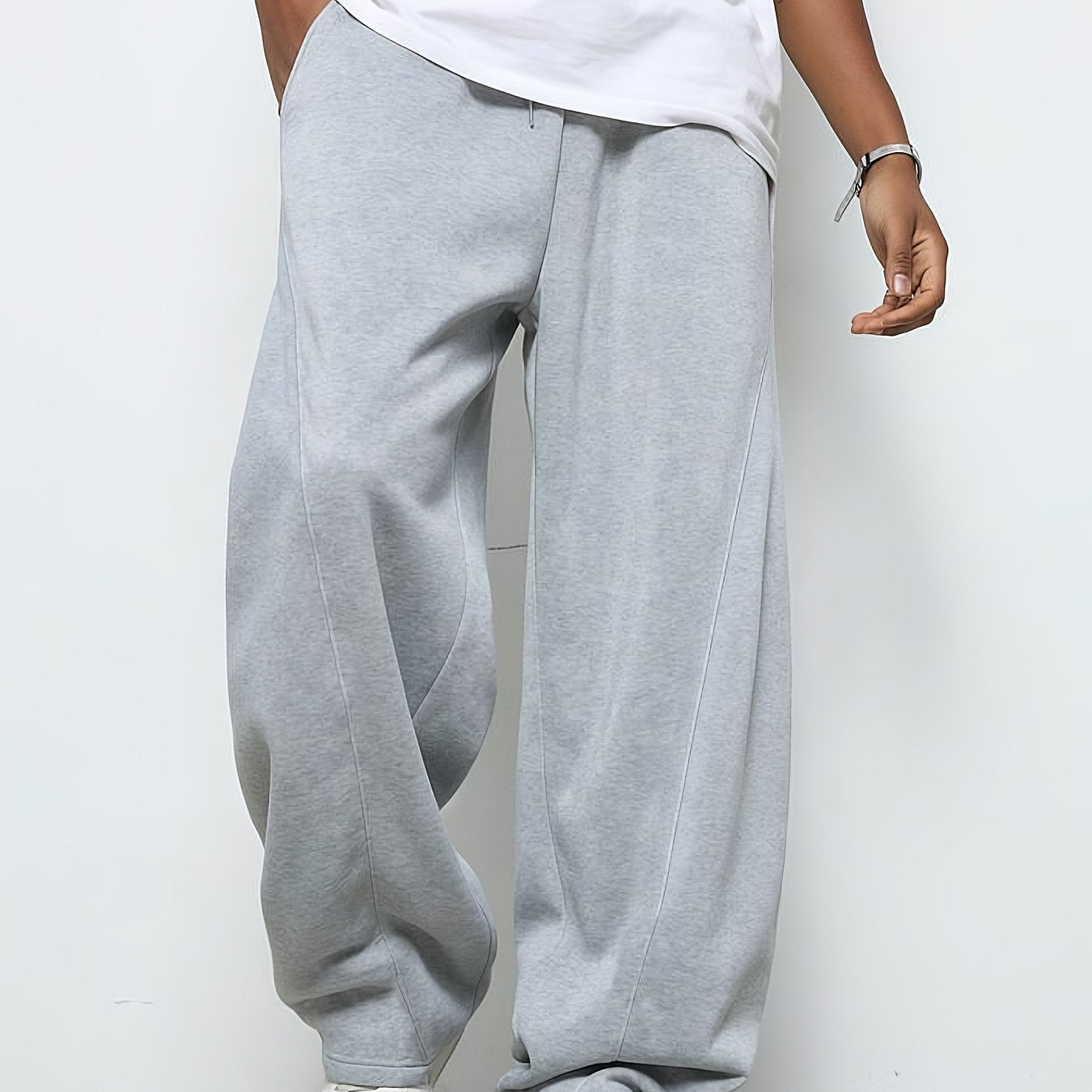 Rechte Joggers | Baggy | Koord | Sweatbroeken | Herenjoggers-Boutique Moda