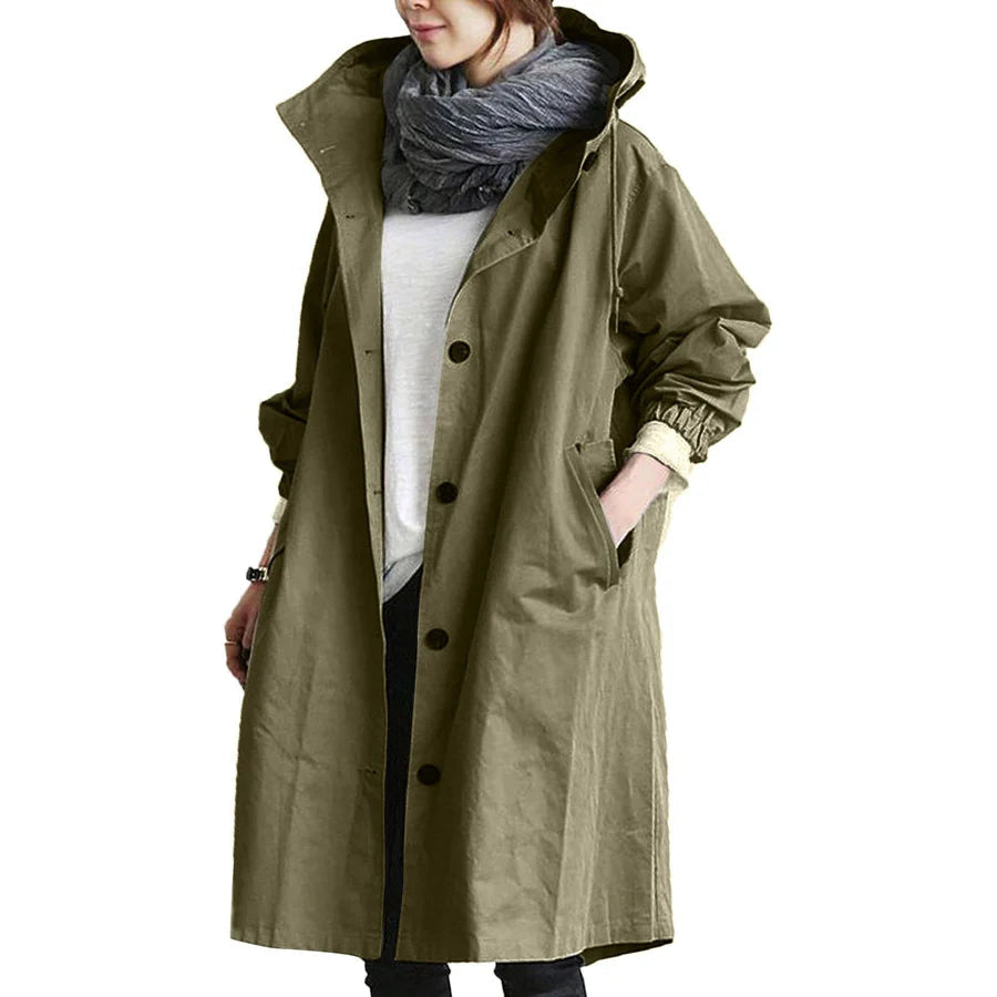 Regenjas | Capuchon | Oversized | Parka Jas | Regenjas Vrouwen-Boutique Moda