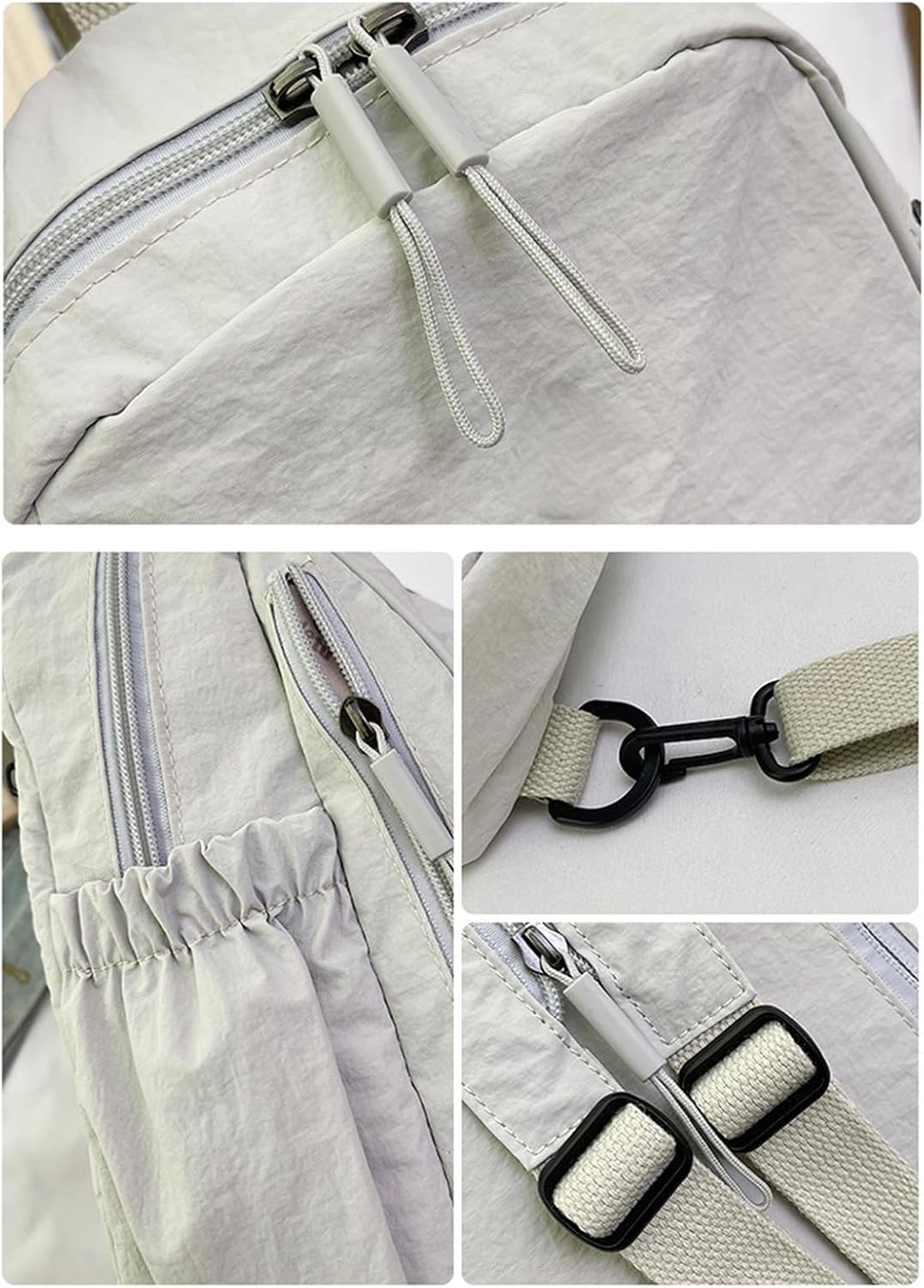 Rugzak | Waterdicht Nylon | Meerdere Vakken voor School en Reizen-Boutique Moda
