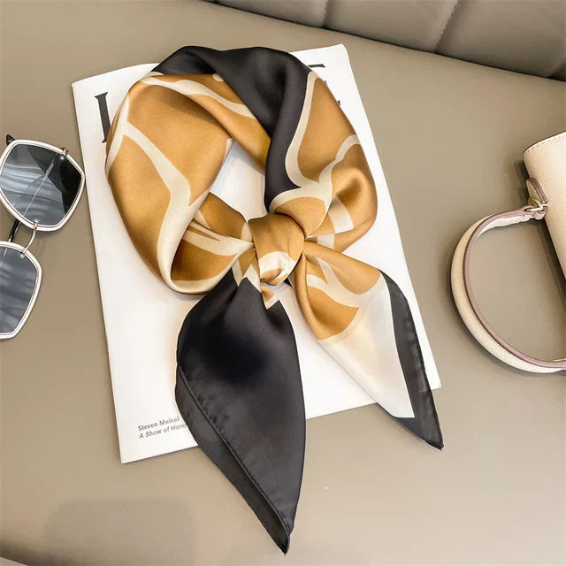 Satijnen sjaal – Elegante, zijdezachte sjaal voor dames-Boutique Moda