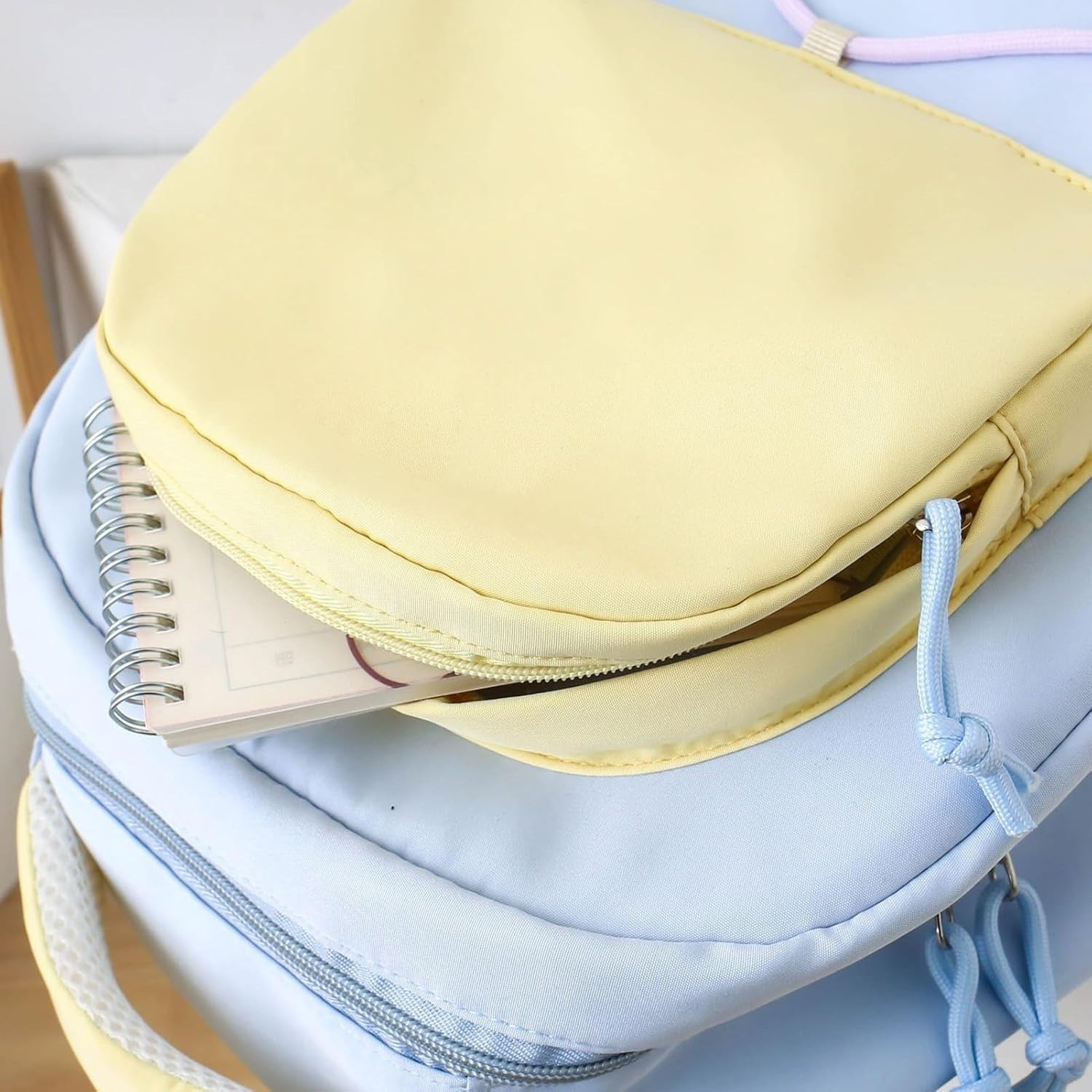 Schooltas | 4-Delige Rugzakset met Etui | Waterdicht Nylon-Boutique Moda
