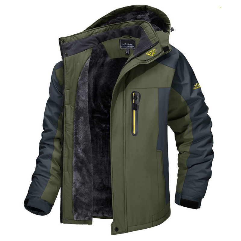 Ski-jas - Met capuchon - Met bontvoering - Sneeuwjas - Winterjas voor heren-Boutique Moda