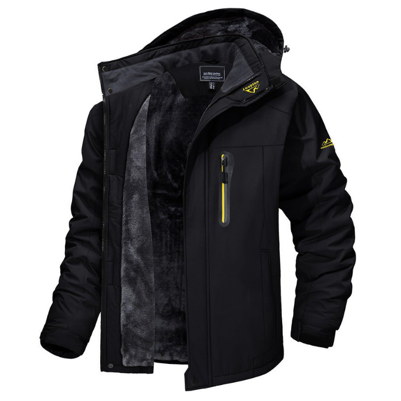 Ski-jas - Met capuchon - Met bontvoering - Sneeuwjas - Winterjas voor heren-Boutique Moda
