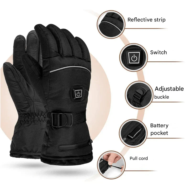 Skihandschoenen | Thermisch | Touchscreen | Verwarmde handschoenen | Winterhandschoenen-Boutique Moda