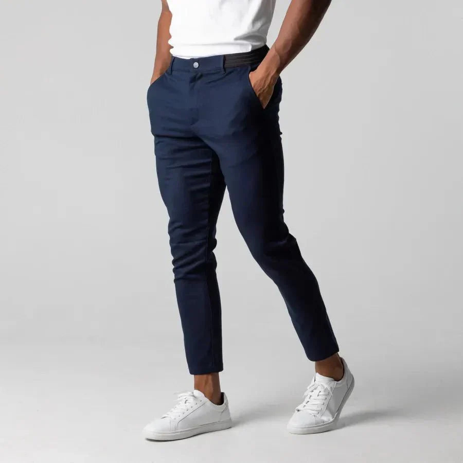 Skinny chino's - Heren Stretch slim fit Chino broek-Boutique Moda
