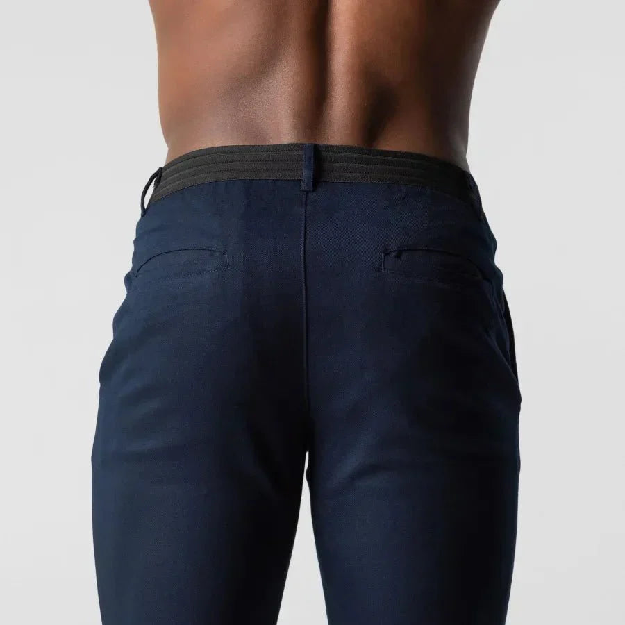 Skinny chino's - Heren Stretch slim fit Chino broek-Boutique Moda