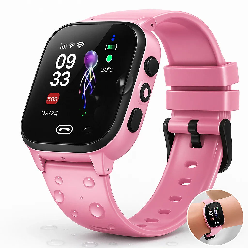 Slimme horloge voor kinderen - Waterdicht slim horloge met GPS en camera-Boutique Moda