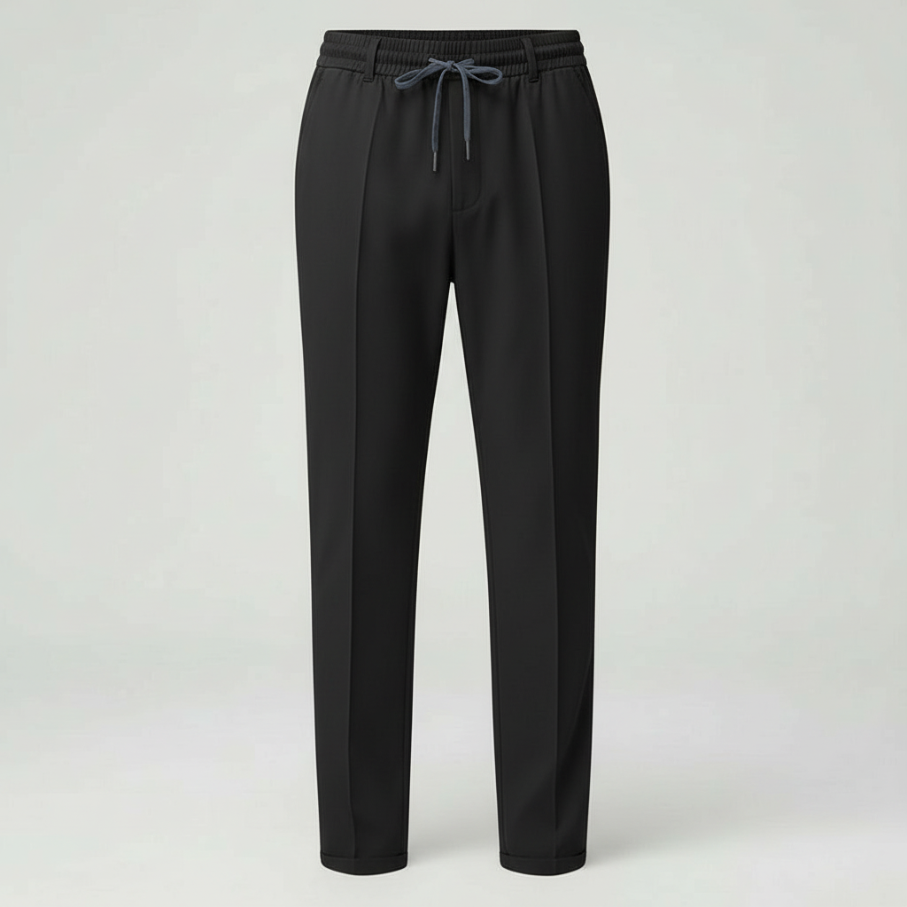 Smalle joggingbroeken – stretchbroeken voor heren met elastische tailleband en trekkoord-Boutique Moda