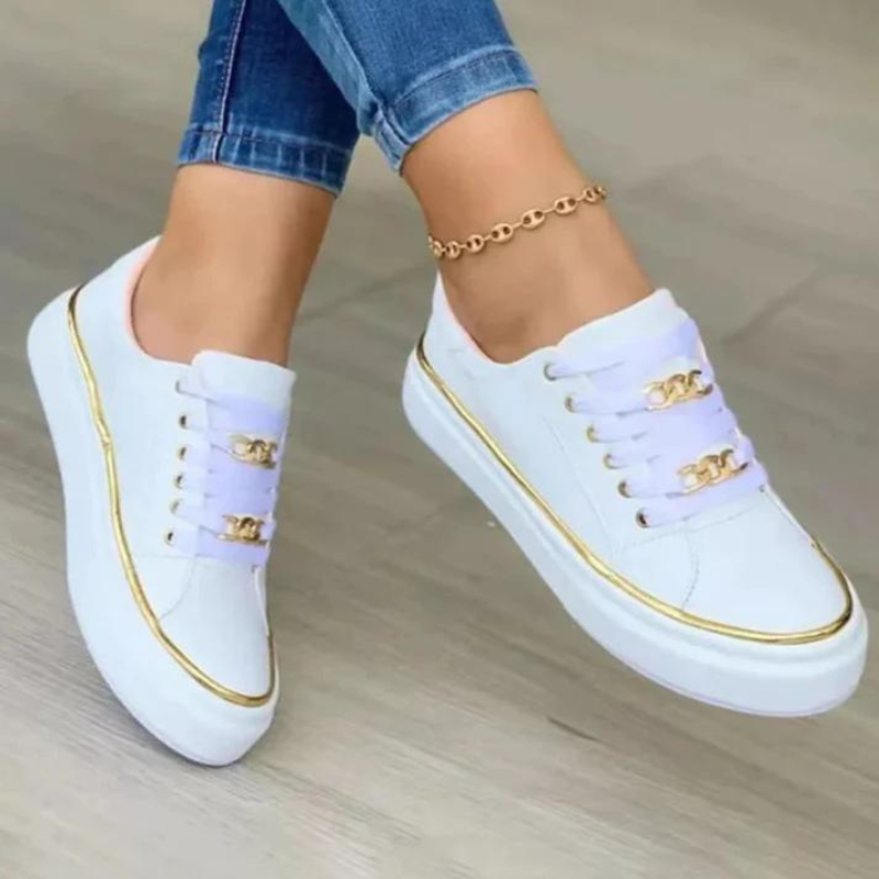 Sneakers, Veterschoenen, Lager model, Wandelen Schoenen, Damesschoenen-Boutique Moda