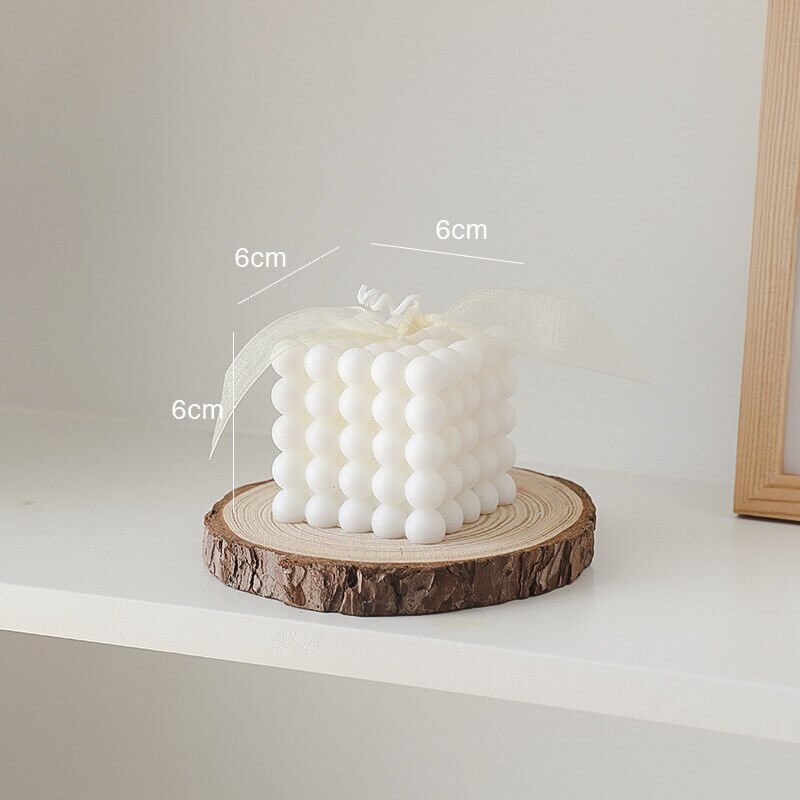 Sojakaars | Handgemaakt Decoratief | Hartjes Ribbels Laagjes-Boutique Moda