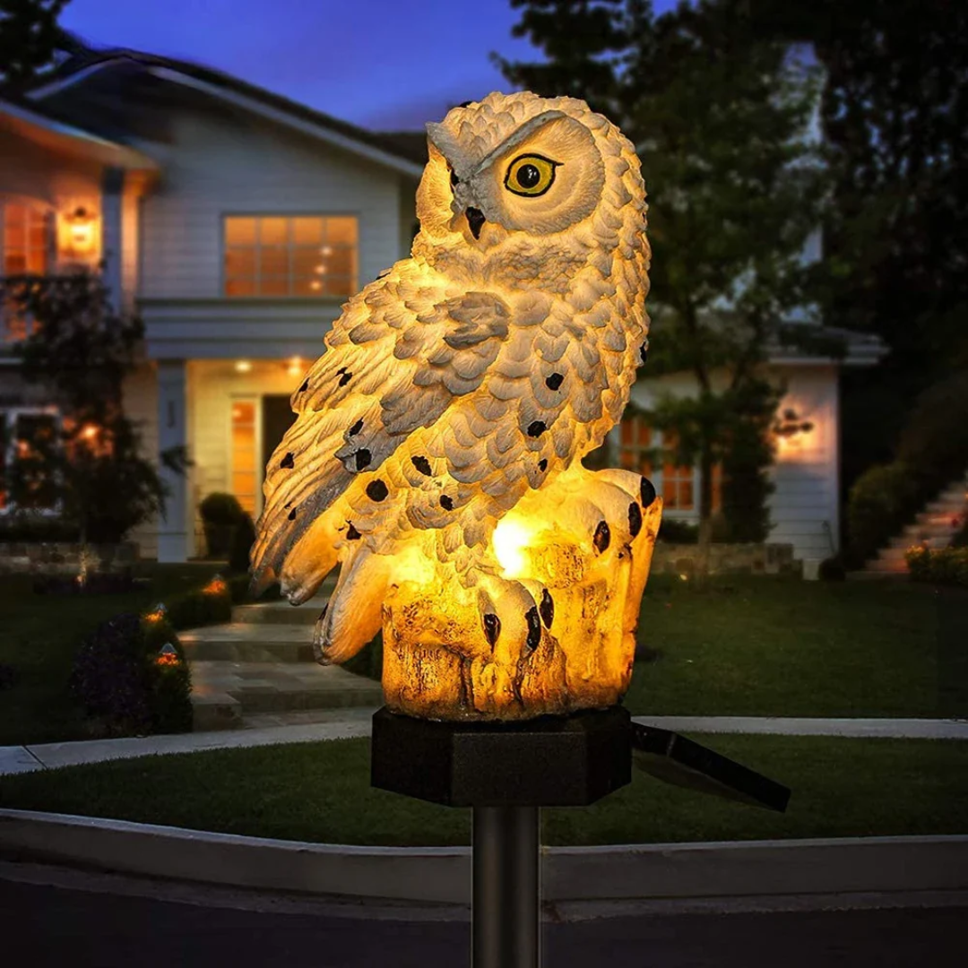 Solar tuinlamp uil | 45 cm hoog | IP65-Boutique Moda