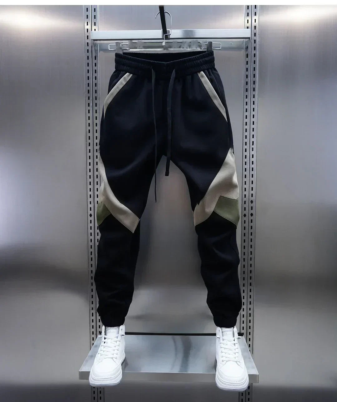 Spoorbroek | Elastische Taille | Sport | Broek met Manchet | Joggers voor Mannen-Boutique Moda