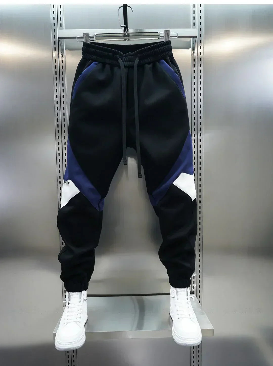 Spoorbroek | Elastische Taille | Sport | Broek met Manchet | Joggers voor Mannen-Boutique Moda