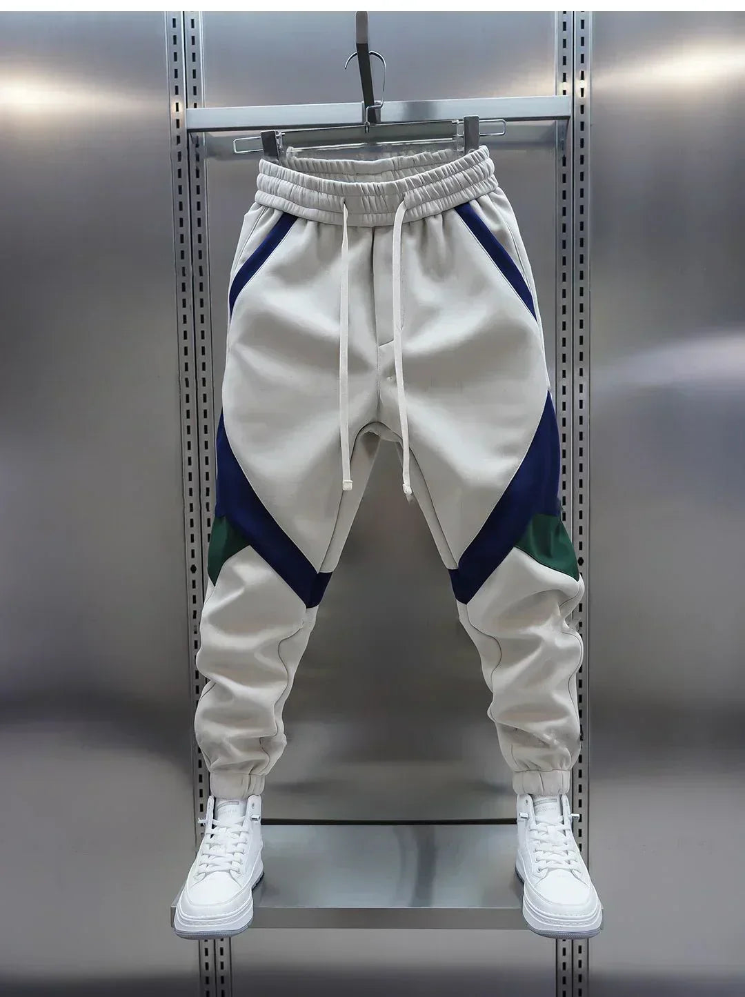 Spoorbroek | Elastische Taille | Sport | Broek met Manchet | Joggers voor Mannen-Boutique Moda