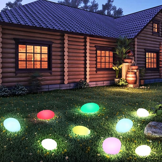 Stenen Lamp - Oplaadbare USB Buiten Patio Tuinverlichting-Boutique Moda