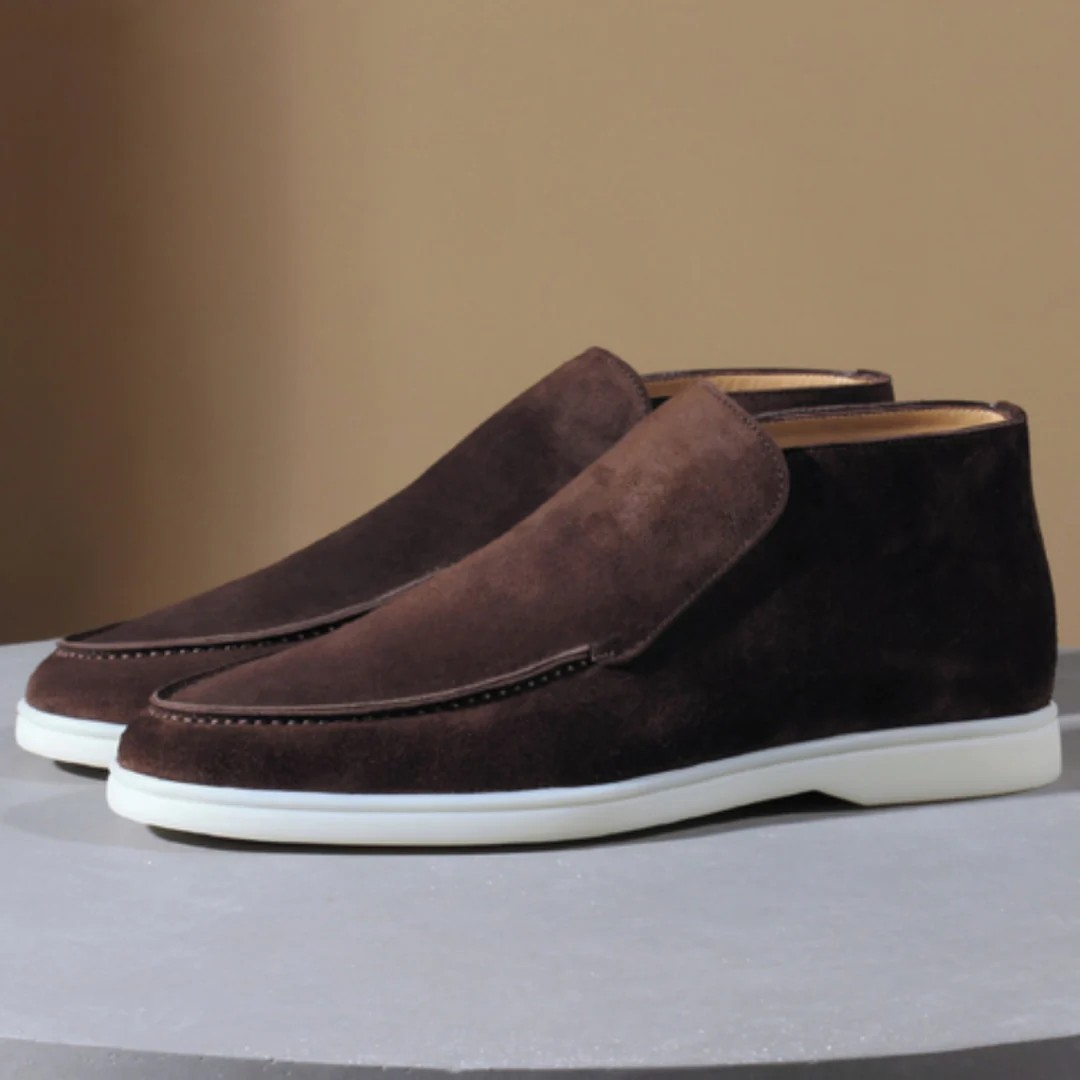 Suède Loafers – Comfortabel – Instappers – Hereninstappers – Herenschoenen-Boutique Moda