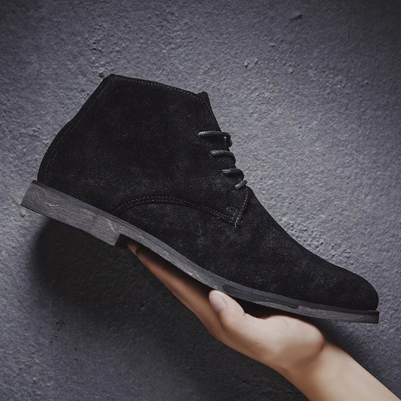 Suède Schoenen | Klassiek | Vetersluiting | Chukka-laars | Herenlaarzen-Boutique Moda