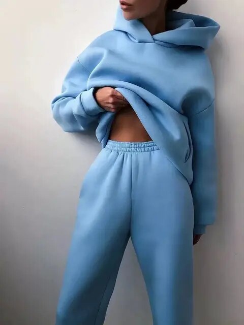 Sweatset - Met capuchon - Comfortabel - Joggingpakken - Dames trainingspak-Boutique Moda