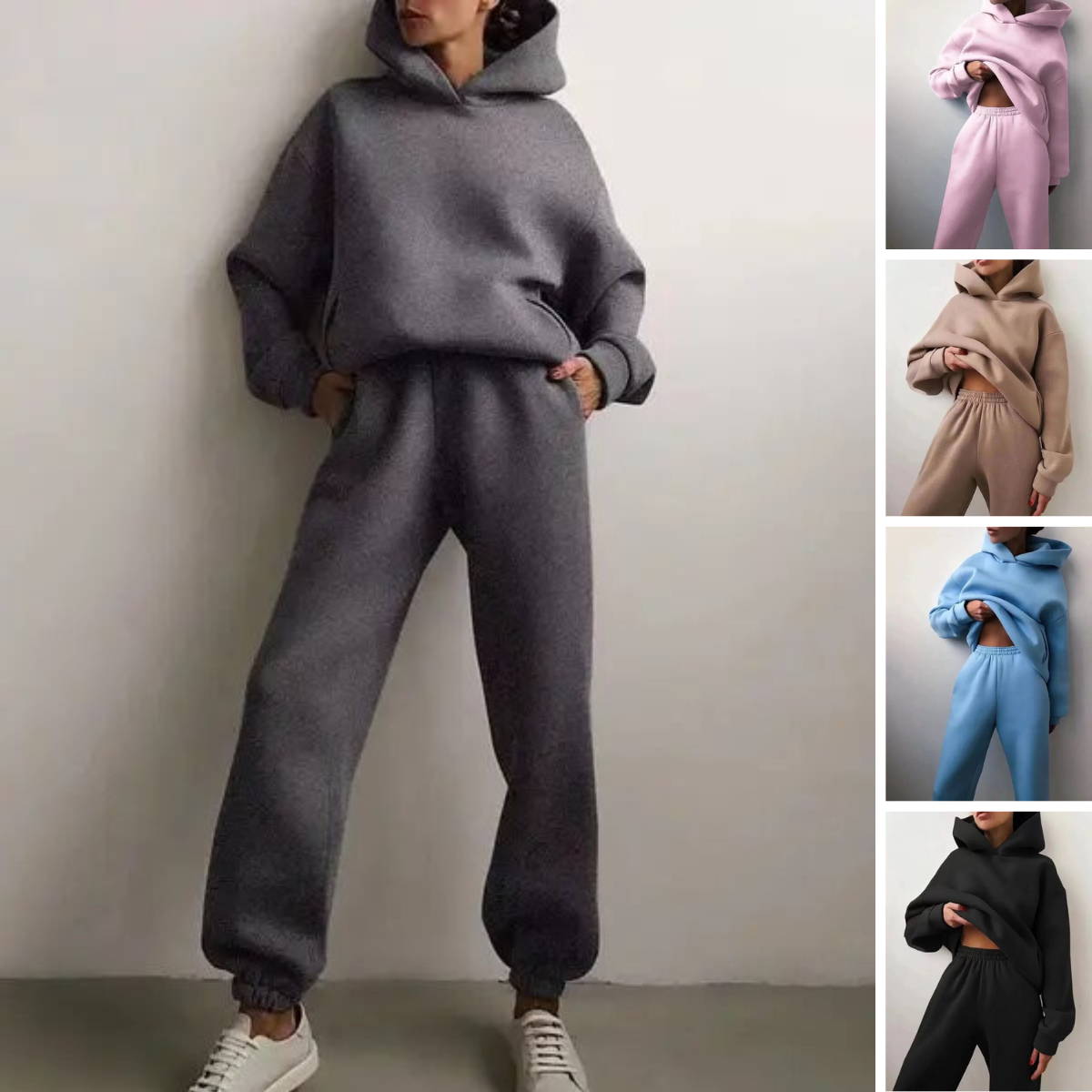 Sweatset - Met capuchon - Comfortabel - Joggingpakken - Dames trainingspak-Boutique Moda