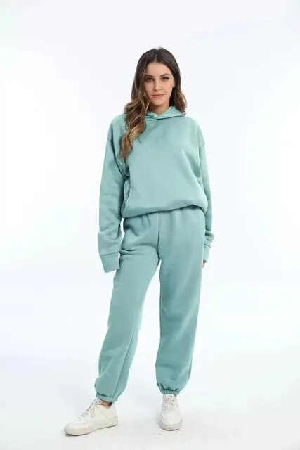 Sweatset - Met capuchon - Comfortabel - Joggingpakken - Dames trainingspak-Boutique Moda