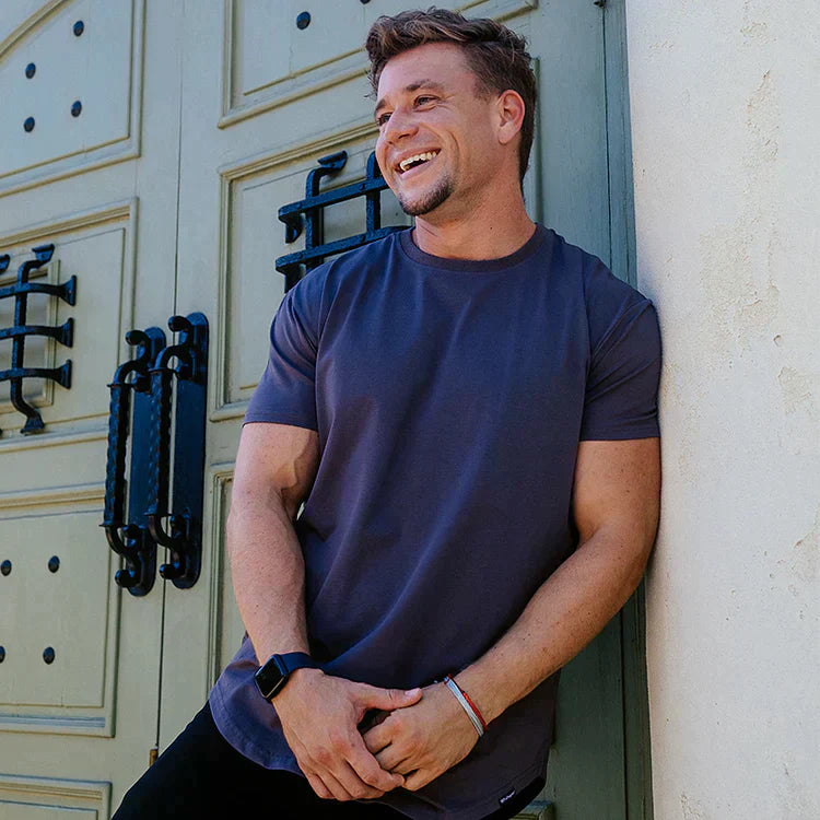 T-shirt - Ronde Hals - Short Mouw - Overhemden - Herenkleding-Boutique Moda