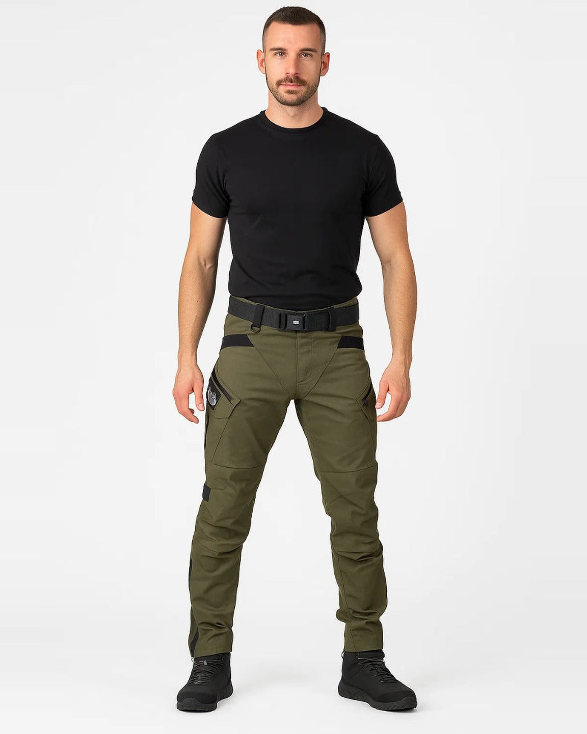 Werkbroek Heren – Tactische Cargobroek met Kniestukken en Ritszakken-Boutique Moda