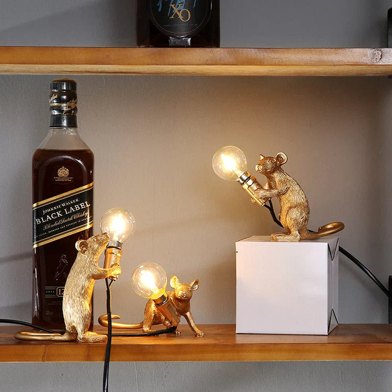 Tafellamp - Ambiece Woonkamer Nachtkastje Muislamp Licht-Boutique Moda
