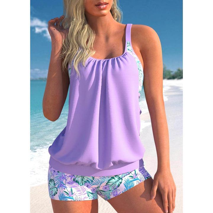 Tankini - Dames Tweedelige Zwemshort en Top Set-Boutique Moda