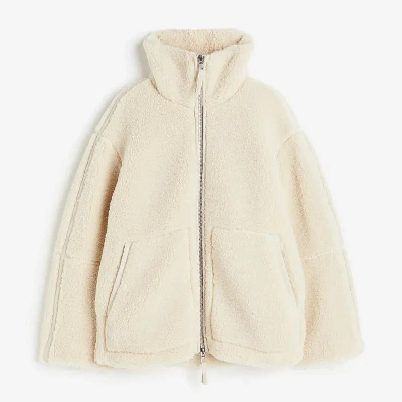 Teddy Jas | Warm | Oversized | Teddy Fleece Jas | Vrouwen Winterjas-Boutique Moda