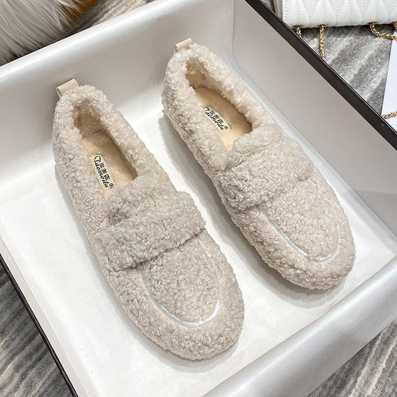 Teddy Loafers - Comfortabele antislip winterschoenen voor dames-Boutique Moda